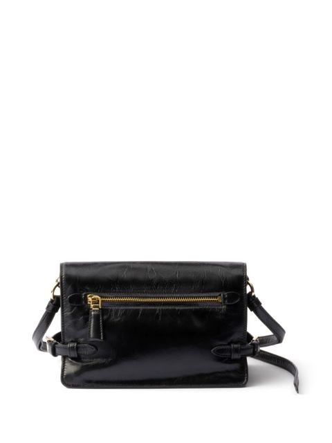 Prada leather shoulder bag - Black