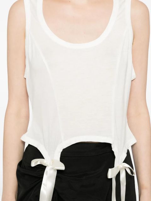Simone Rocha lyocell vest - White