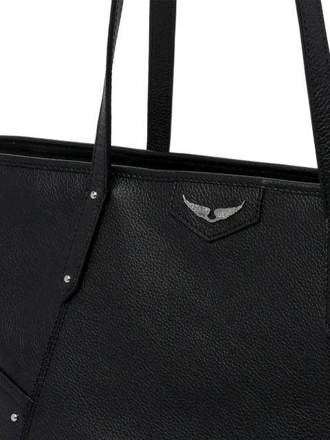 Zadig&Voltaire Z zip external pocket shopping bag - Black