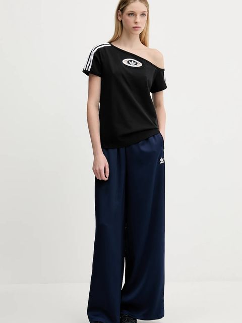 adidas Originals t-shirt Offshoulder Tee damski kolor czarny KC8796 - zdjęcie produktu nr 2