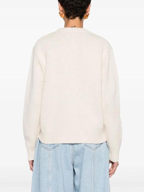 MC2 Saint Barth kyla heart knitwear - White