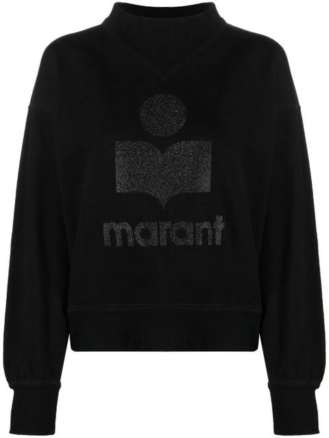 MARANT ÉTOILE Moby logo-print sweatshirt - Black - zdjęcie produktu nr 1
