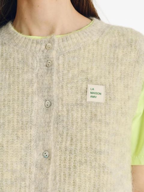 American Vintage East sleeveless button vest - Neutrals