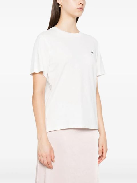 Weekend Max Mara logo-embroidered cotton T-shirt - White
