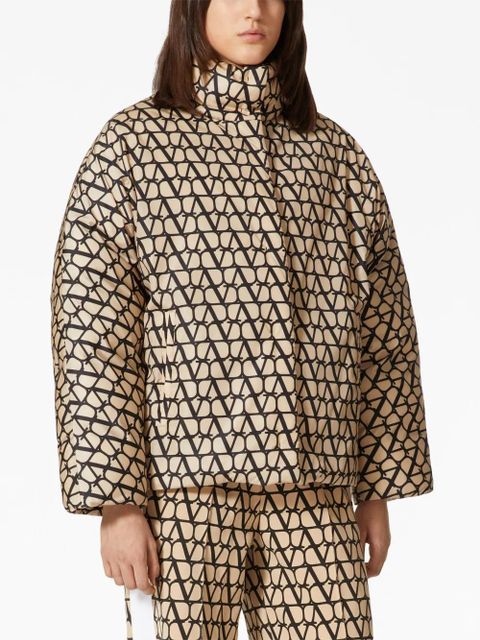 Valentino Garavani Toile Iconographe down jacket - Neutrals