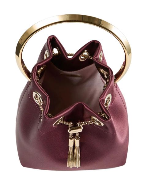 Jimmy Choo Bon Bon bucket mini bag - Red