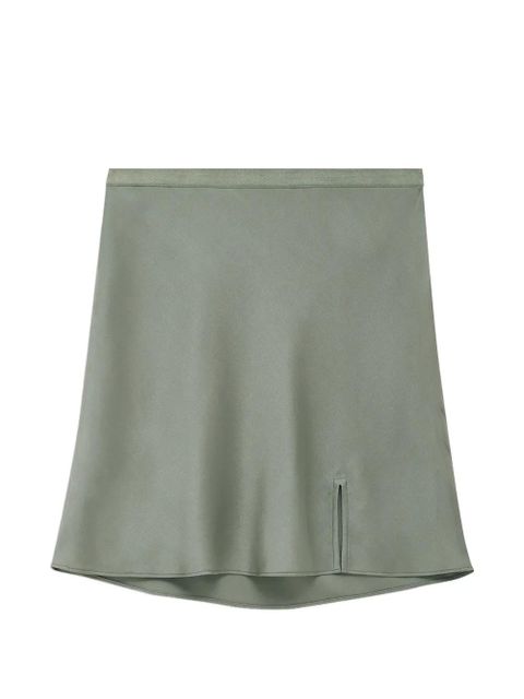 ANINE BING Chrisly front-slit mini skirt - Green - zdjęcie produktu nr 1