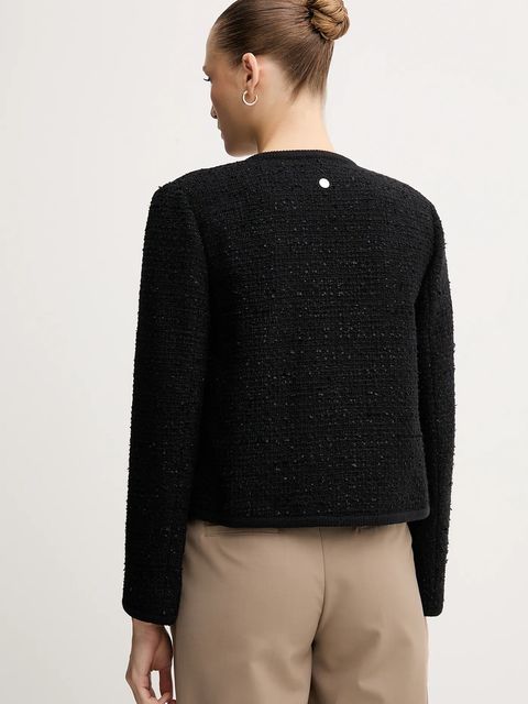 Joop! marynarka kolor czarny jednorzędowa gładka 30048584