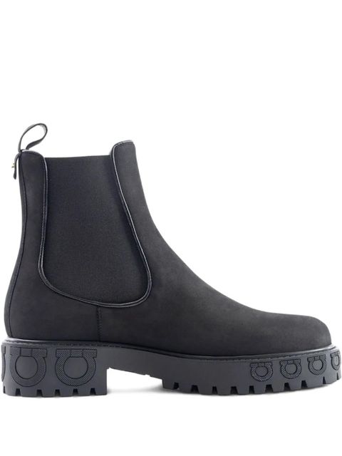 Ferragamo elastic-side Chelsea boots - Black - zdjęcie produktu nr 1