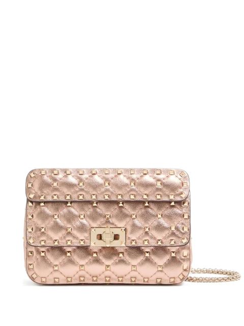 Valentino Garavani small Rockstud Spike quilted cross body bag - Pink - zdjęcie produktu nr 1
