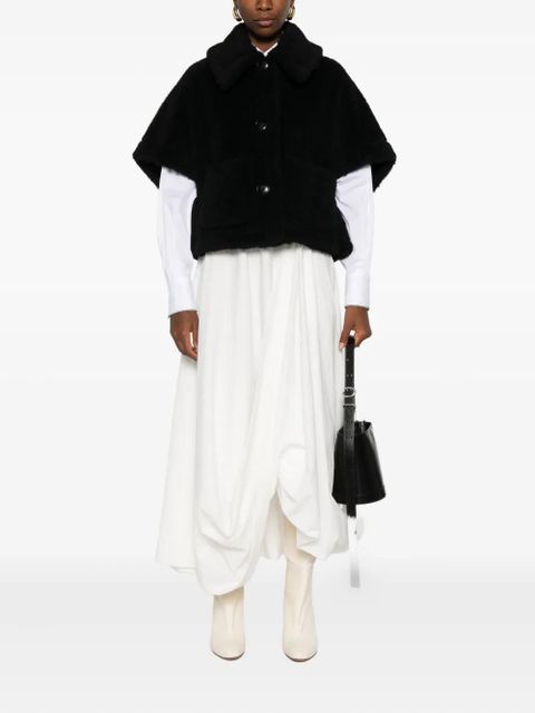 Max Mara teddy three-button cape - Black - zdjęcie produktu nr 2