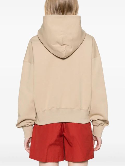 Gucci logo-print hoodie - Brown