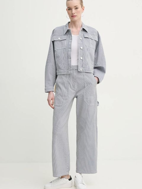 MUNTHE kurtka jeansowa bawełniana FAMKE - zdjęcie produktu nr 2