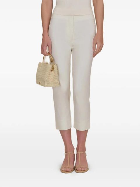 Cult Gaia cropped slim-fit trousers - White - zdjęcie produktu nr 1