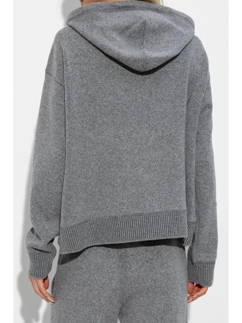 Gucci logo zip-up sweatshirt - Grey