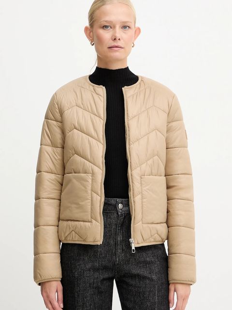 BOSS Orange kurtka puchowa kolor beżowy przejściowa 50542364 - zdjęcie produktu nr 1