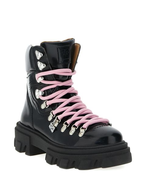 GANNI Cleated mountain boots - Black - zdjęcie produktu nr 2