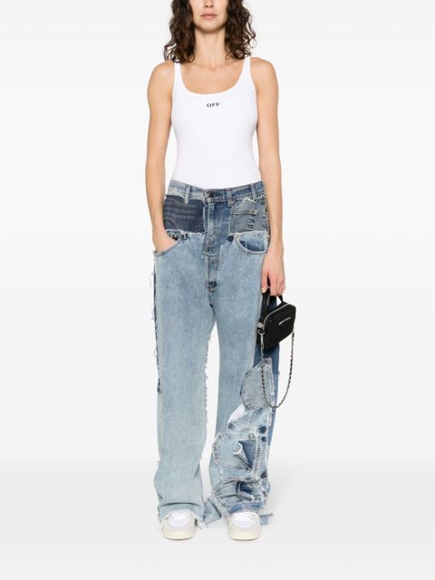 Off-White Off Stamp stretch-cotton tank top - zdjęcie produktu nr 2