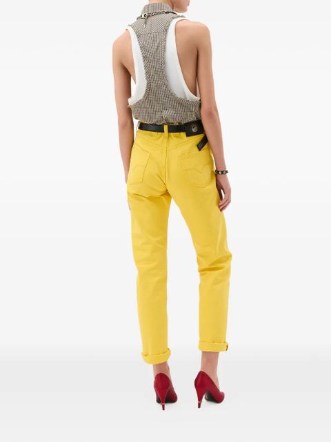 Versace buttoned jeans - Yellow