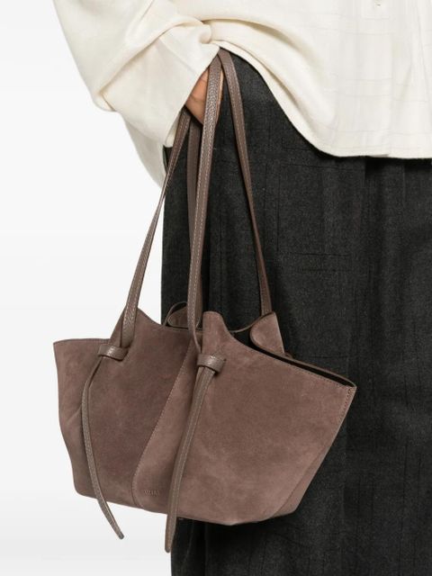 Yuzefi Mochi knot-handle shoulder bag - Brown