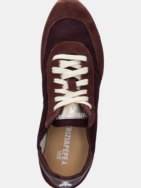 Patrizia Pepe sneakersy damskie kolor bordowy 2Z0054 V040 FG41
