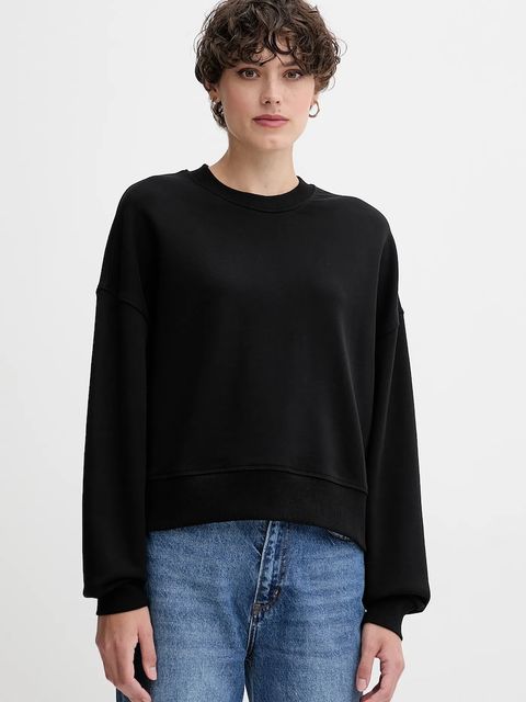 United Colors of Benetton bluza bawełniana damska kolor czarny z nadrukiem 3UNID109A - zdjęcie produktu nr 1