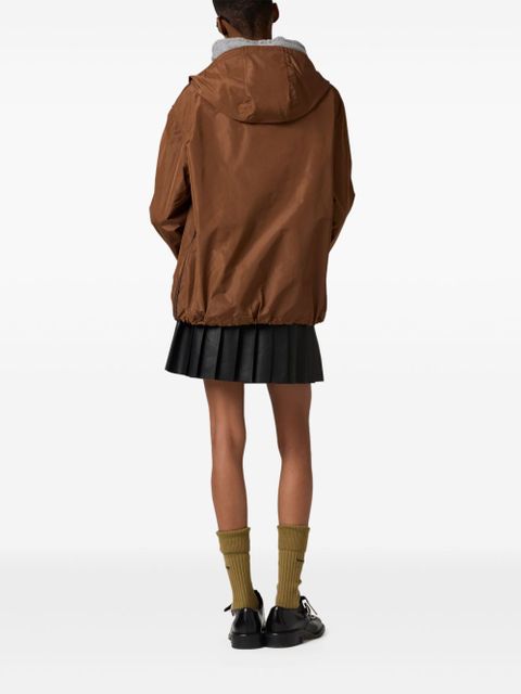 Miu Miu hooded jacket - Brown