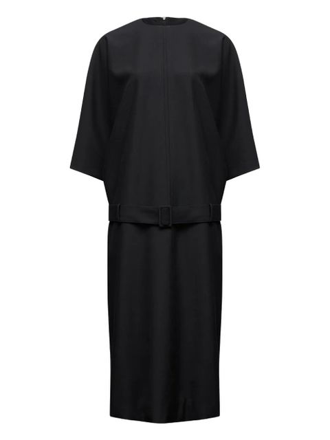 MM6 Maison Margiela belted midi dress - Black - zdjęcie produktu nr 1