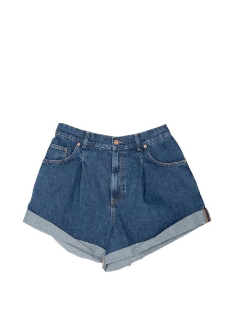 Free People Danni button-fastening shorts - Blue - zdjęcie produktu nr 1