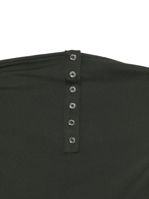 TOTEME ribbed strapless swimsuit - Green