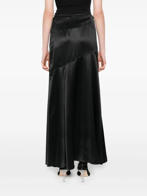 Simone Rocha long-slit maxi skirt - Black