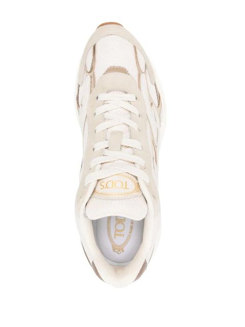 Tod's panelled leather sneakers - Neutrals