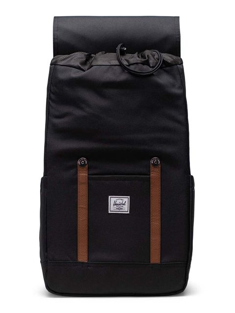 Herschel plecak Retreat™ kolor czarny duży gładki - zdjęcie produktu nr 2