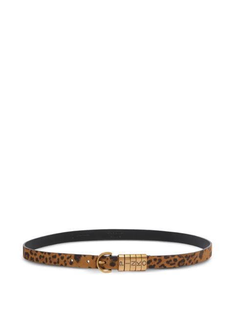 PINKO animal-print buckle belt - Brown - zdjęcie produktu nr 1