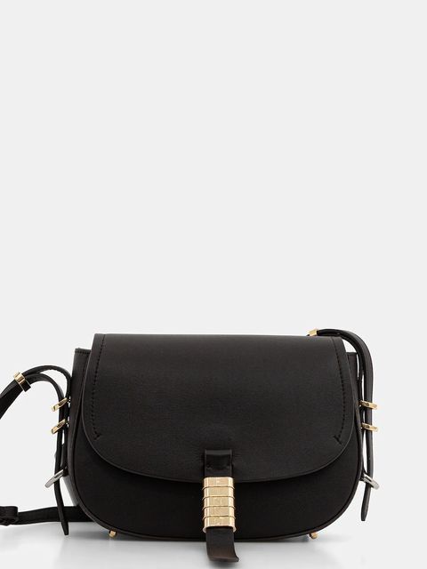 Pinko torebka skórzana kolor szary 103831 A270