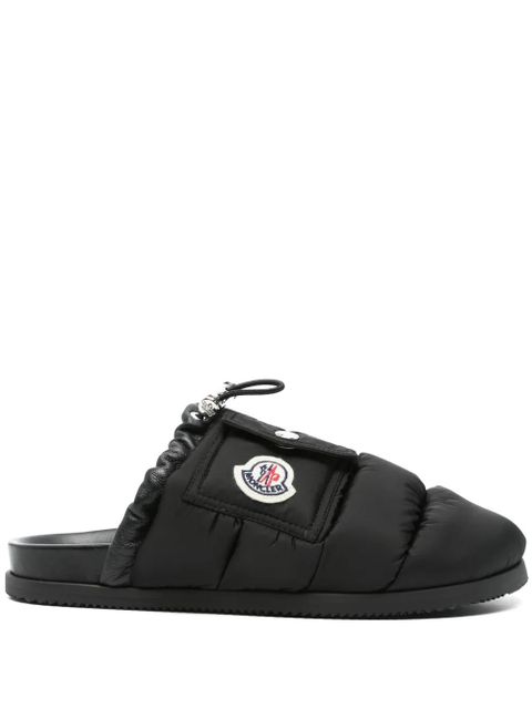 Moncler Mon Pocket slippers - Black - zdjęcie produktu nr 1