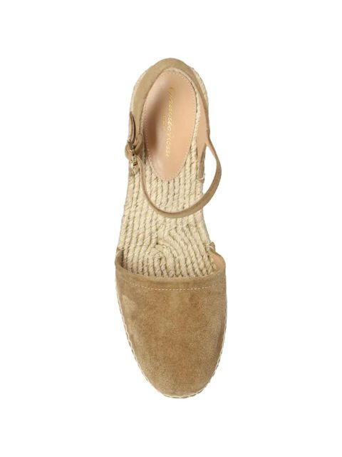 Gianvito Rossi round-toe platform espadrille - Neutrals