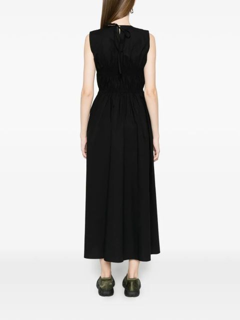 Cecilie Bahnsen Christy shirred midi dress - Black