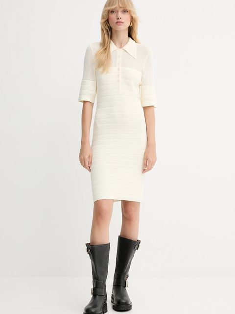 Gestuz sukienka kolor beżowy mini dopasowana 10910347 - zdjęcie produktu nr 1