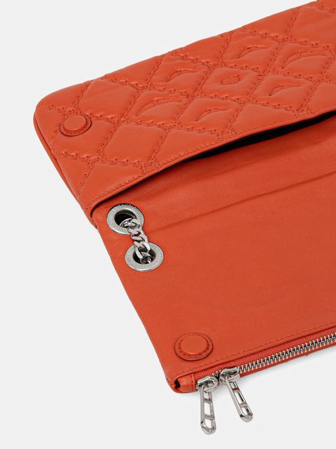 ZADIG&VOLTAIRE torebka skórzana kolor pomarańczowy LWBA04053