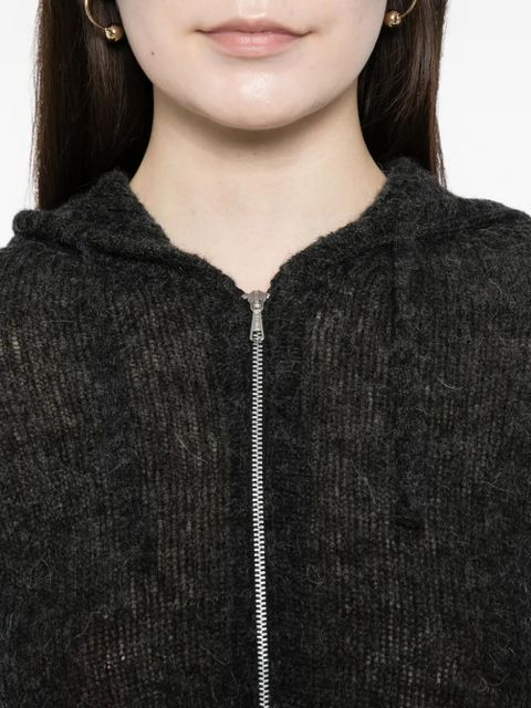 OUR LEGACY Compact Hood cardigan - Grey