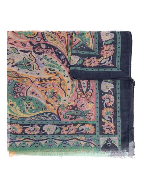 ETRO paisley scarf - Blue - zdjęcie produktu nr 1