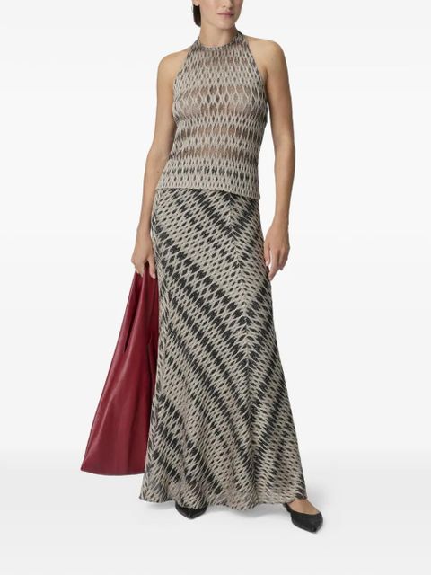 Missoni 3D diamond-pattern maxi skirt - Neutrals - zdjęcie produktu nr 2
