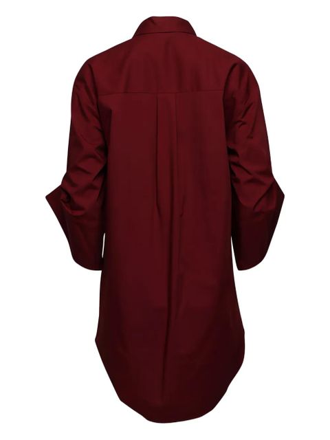 STAUD Nico mini shirt dress - Red - zdjęcie produktu nr 2