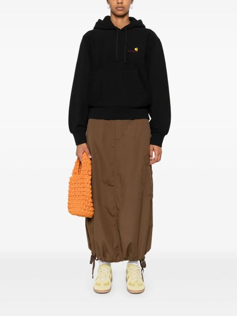 Carhartt WIP American Script hoodie - Black - zdjęcie produktu nr 2