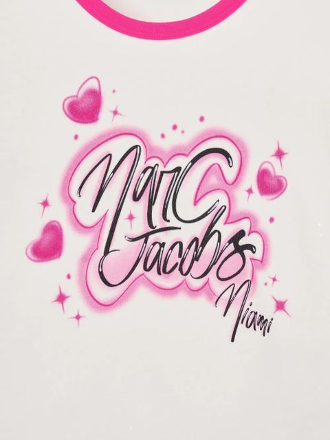 Marc Jacobs The City heart-print T-shirt - White