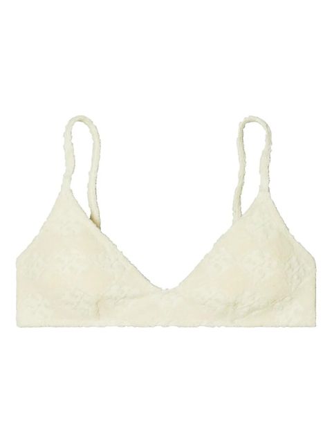 Tory Burch Terry bikini top - Neutrals - zdjęcie produktu nr 1