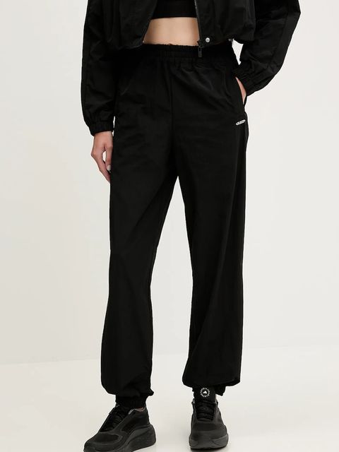 Guess spodnie dresowe NINA damskie kolor czarny gładkie V5YB00 WHCH2 - zdjęcie produktu nr 1