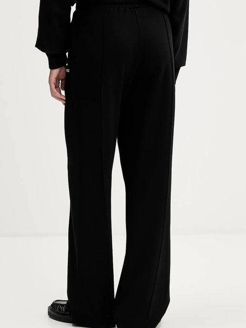 Karl Lagerfeld Jeans spodnie dresowe damskie kolor czarny gładkie B1W10092