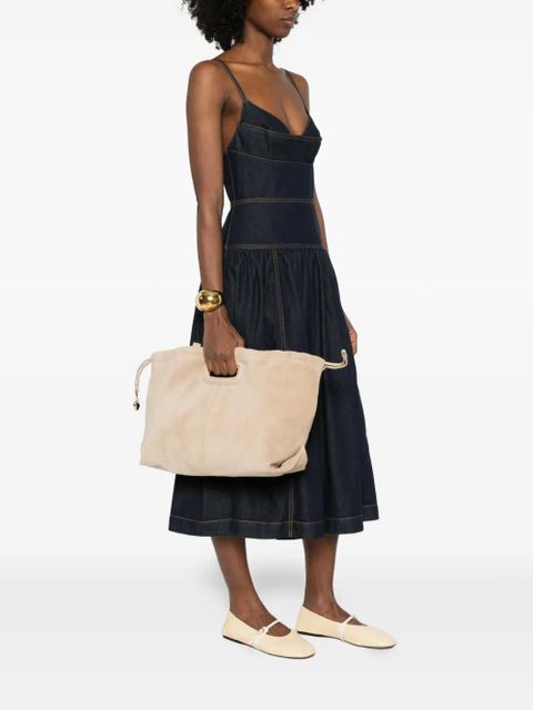 Maje cutout leather shoulder bag - Neutrals - zdjęcie produktu nr 2